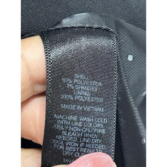 Express Vest Women's Black Sleeveless Blazer Long Career Office Size 4 Boss Babe - Picture 5 of 7